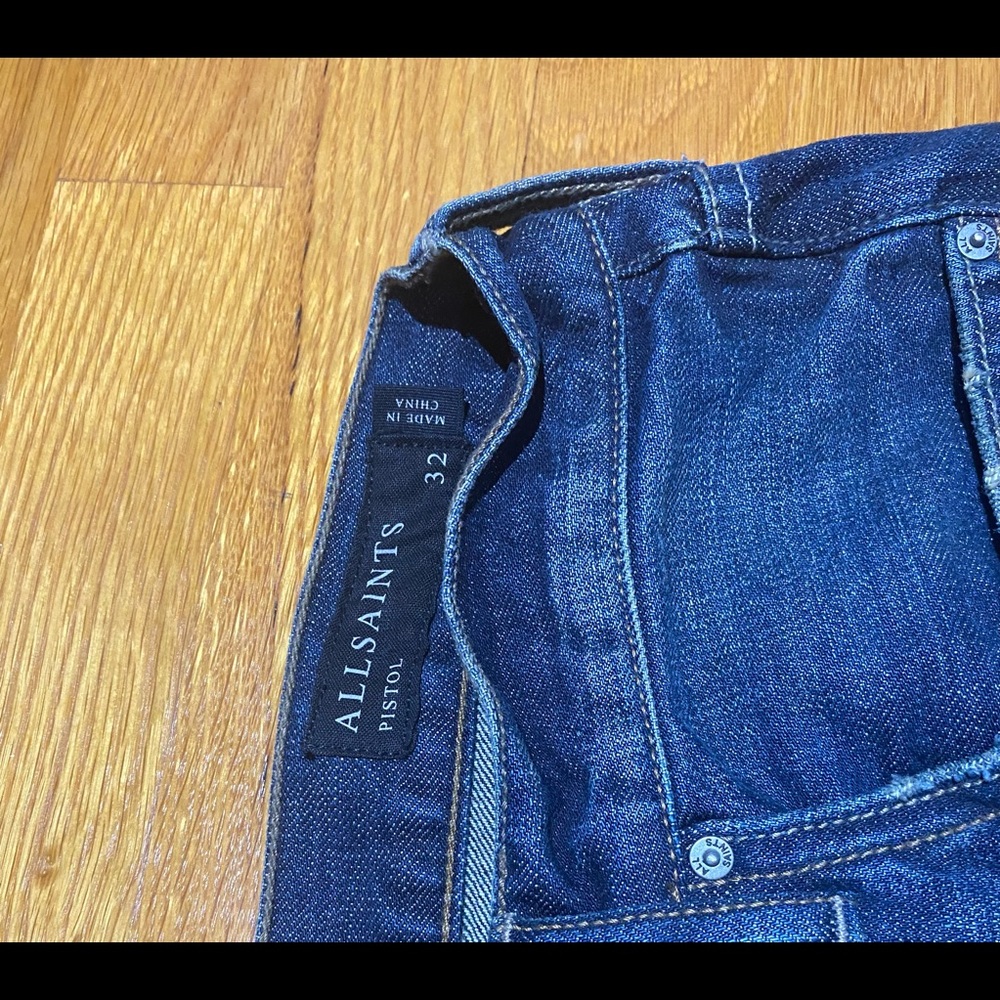 Mens All Saints Pistol jeans size 32